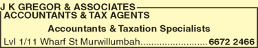 J K Gregor & Associates Accountants & Tax Agents - Accountants Sydney 2