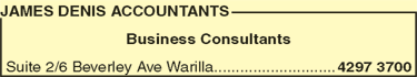 James Denis Accountants - Accountants Sydney 2